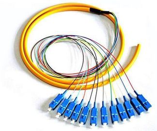 China E2000 LC Bundle Fiber Optic Pigtail / fibre optic st connector supplier