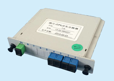 China 1x4 Insertion Typefibre Optic Cable Splitter Planar Lightwave Circuit Splitter supplier
