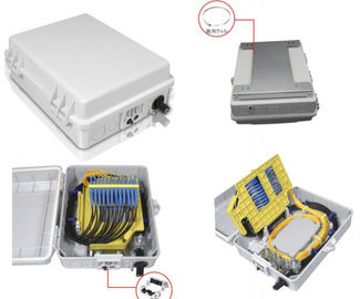 China Optical Fiber Distribution Box GFS-24B,  24PCS SC/Double LC ,330*260*130mm,wall/pole-mounted,IP65,,support uncut supplier