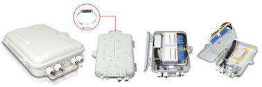 China IP55 Waterproof Connector Plastic Fiber Distribution Box Wall / Pole Mounted supplier