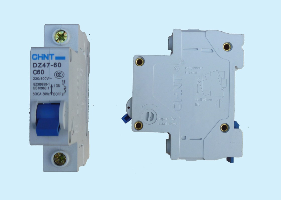 1 Phase Mini Circuit Breaker MCB Motor Rated Fire Proof ...