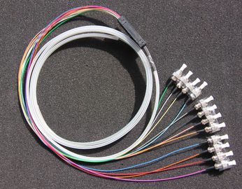 China Ribbon Fiber Optic Connectors / PC  APC UPC Patch Cord Pigtail supplier