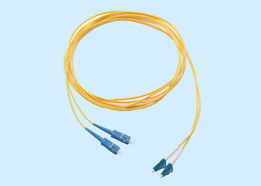 China Patch Cord Fiber Optic Connectors Sc / Lc Single Mode 1-100 mt Duplex 3 Mm supplier