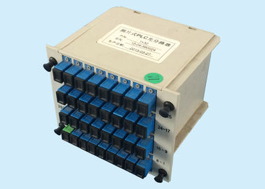 China Planar Lightwave Circuit Fiber Optic PLC Splitter For Transmission System supplier