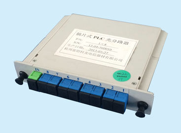 China Fiber Optic PLC Splitter 1x8 Insertion Type Plc Planar Lightwave Circuit supplier