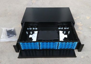 China Metal Drawer Typefiber Optic Terminal Box 36/48  Port  Fiber Optic Patch Box supplier