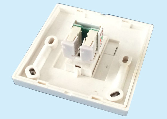 China RJ45 Wall Mounted Fiber Optic Faceplate Economic Design Bt Fibre Faceplate supplier