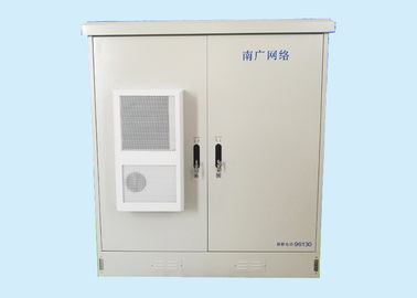 China Radio And Television Outdoor OLT Fiber Optic Cabinet With Double Front Doors supplier