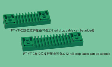 China 8 / 12 Rails Drop Cable Layers , 2 / 4 Core Cable Fixed Plate supplier