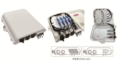 China Optical Fiber Distribution Box 227X181X54.5mm,wall-mounted(Indoor&amp;outdoor),IP65,8SC/8duplex LC/1X8 splitter supplier