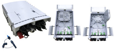 China Optical Fiber Distribution Box 274X175X82mm,wall-mounted(POLE-MOUNTED),IP65,8CORES,,support uncut,PRE-CONNECTION supplier