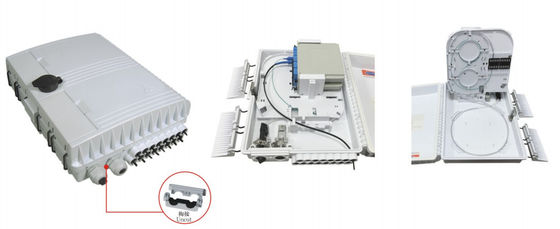 China plastic fiber distribution box GFS-16G-1, 1X1:16PLC/2x1:8PLC ,293X219X84mm,wall/pole-mounted,IP65,,supporting uncut supplier