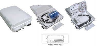 China Optical Fiber Distribution Box GFS-24E,  24PCS SC/3X1:8PLC  ,340*250*110mm,wall/pole-mounted,IP65,,support uncut supplier
