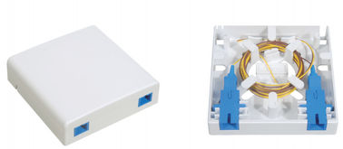 China Wall-Mounted Two Port Fibre Broadband Faceplate Gfs-2c 115*86*23mm 2pcs Sc/Lc supplier