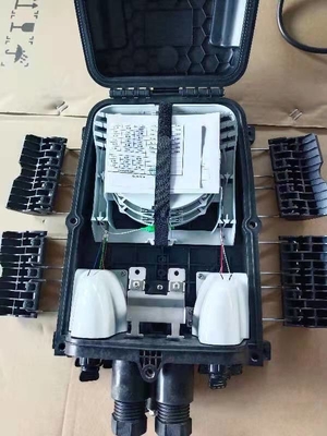 China Pre-connectorized Optical Fiber Cable Distribution Box  GFS-8QX IP68 378*255*116mm 8 pre-connected adapters supplier