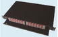 Rack Type Fiber Optic Termination1U 19” For Patch Panel Metal SC FC ST E2000 LC MU Connectors supplier