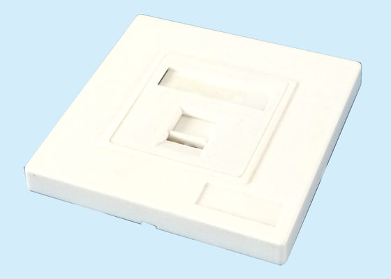 RJ45 Wall Mounted Fiber Optic Faceplate Economic Design Bt Fibre Faceplate supplier